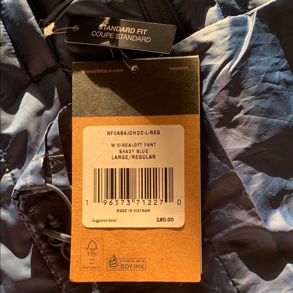 The North Face CIRCA-LOFT Women's Quilted Pants - 👖 SHADY BLUE size large - Picture 7 of 11